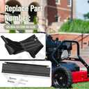 LEAFLEX 120-5225 Mulch Plug & 121-2319 Side Discharge Chute & 120-6241 Trailing Shield Compatible with Toro Exmark 30" Timemaster Lawn Mowers Fits 20199 20200 20975 21199 21199HD Models