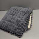 Sofa Couch Cover, Sofa Covers for Dogs Washable, Non-Slip Striped Sofa Slipcovers for Sectional Sofa, Sofa Cover Furniture Protector for L Shaped(Dark Grey, 27.6"x 59")