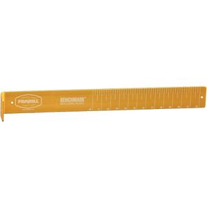 Frabill 1551 Benchmark Measuring Board, 2.5-Inches Wide by 22-Inches Long, Gold-Anodized Aluminum Finish