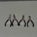 4Pcs Jewelry Pliers Set Jewelry Making Pliers Tools Kit Include Jewelry Making Needle Nose Chain Nose Round Bent Pliers Wire Cutter for Bracelet Beading Craft Jewelry Making Supplies (Black)