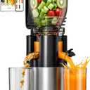 Godspeeds Juicer Machines, 6" Large Feed Chute Cold Press Juicer | For Whole Fruits & Vegetables, Easy to Clean Design, High Juice Yield Slow Masticating Juicer for Home Daily Wellness