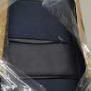 Kono 24 Inch Softside Expandable Checked Luggage with 8 Spinner Wheels TSA Lock Softshell Lightweight Business Travel Suitcase for Men and Women, Navy Blue