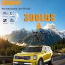 KINGGERI 300lbs Roof Rack Cross Bars Compatible with Kia Telluride 2019-2026 EX S SX SX-Prestige, Lockable Aluminum Roof Rails Crossbars Cargo (Not for LX, X-Line or X-Pro)