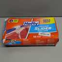 Hefty Slider Freezer Kitchen Storage Bags, Gallon Size, 56 Count