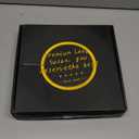 10" Wooden Lazy Susan Turntable for Cabinet  Rotating Spice Rack Organizer, Small Kitchen Countertop Tray for Dining Table & Pantry Storage (White & Gold)