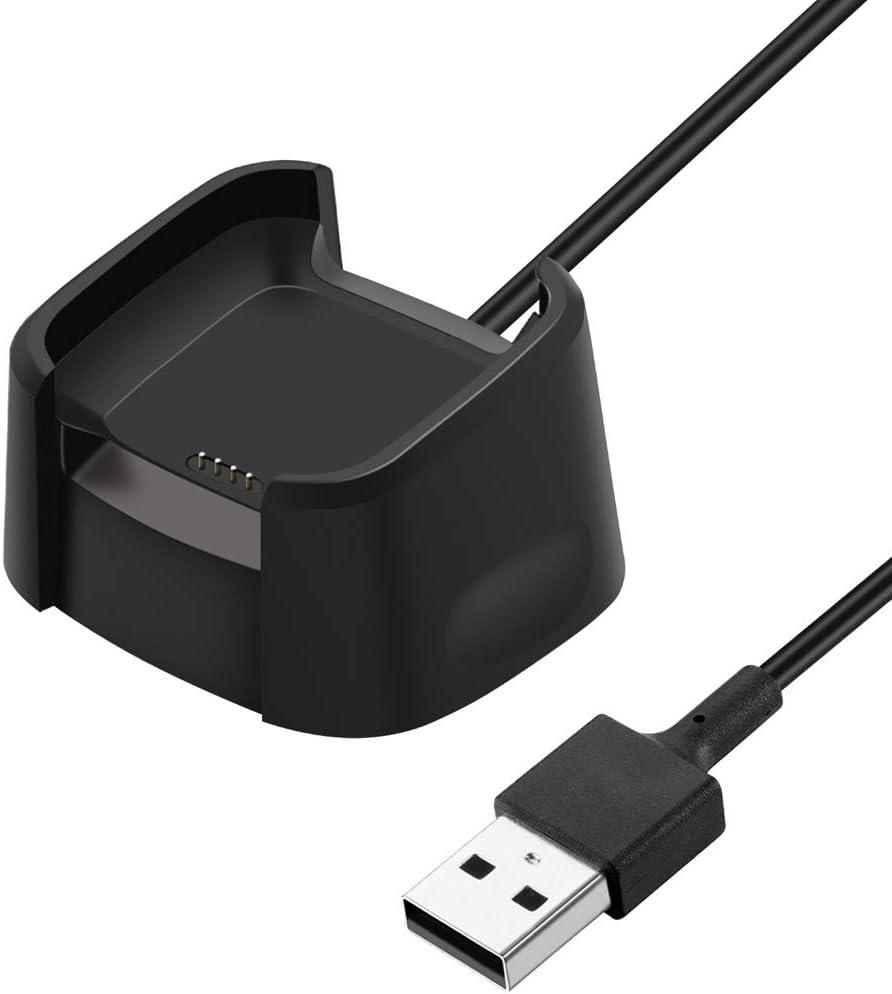 Compatible with Fitbit Versa Charger, Replacement Charging Dock Cable Only for Versa/Versa Lite Smart Watch