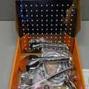 High Pressure Rainfall Shower Head with Handheld Spray Combo  5 Spray Modes, 10" Rain Shower, Anti-Clog Nozzles, Rust-Resistant Chrome Plating & Brass, Flexible Extension Arm