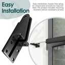 N349-324 Black Plastic Replacement Post Jamb Bracket, for Use with V1709 and V1346 Door Closers