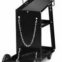 Mig Tig Arc Welder Welding Cart Universal Storage For Tanks & Accessories Wheels