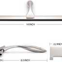 Hiware All-Purpose Shower Squeegee for Shower Doors, Bathroom, Window and Car Glass - Stainless Steel, 14 Inches