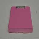 Sooez High Capacity Nursing Clipboard with Pen Holder, Heavy Duty Plastic Clipboard Folder - Teacher Must Haves, Office Supplies (Rose Pink)