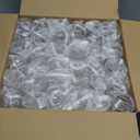 Oojami 36 piece Stemless Unbreakable Crystal Clear Plastic Wine Glasses Set of 36 (9 Ounces)