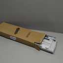 Under Desk Cable Management Tray with Clamp, No Drill 48" Cord Organizer for Desk, Desk Cable Management Fabric Tray for Standing Desks, Ideal for Home & Office - White