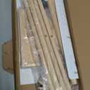 POVETIRE Headband Holder Stand Storage for Baby, 3 Tier Wooden Bow Organizer for Girls Hair Bows, Infant Hair Accessories Rack Display for Nursery Decor (Woodiness)