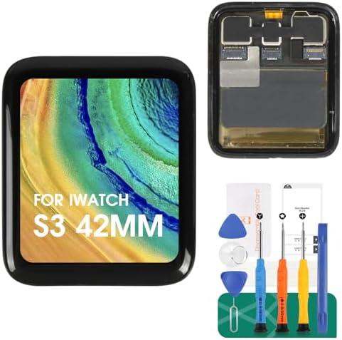 for Apple Watch Series 3 38mm 42mm LCD Display Touch Screen Digitizer Replacement (42mm GPS)