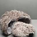 Cat Tunnel Bed for Indoor Cats with Washable Cushion Cat Cave Donut Tunnel with Fluffy Ball Big Round Tube Pet Playground Toys Soft Plush Peekaboo for Kitten, Cat, Puppy, Rabbit, FerretBrown