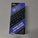 MoKo Keyboard for PS5 Controller with Green Backlight, Bluetooth Wireless Mini Keypad Chatpad for PlayStation 5, Built-in Speaker & 3.5mm Audio Jack for PS5 Controller Accessories