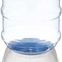 Amazon Basics Gravity Pet Water Dispenser for Cat and Dog, Easy to Clean, 1 Gallon Capacity, Small, Gray