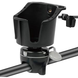 HITORHIKE Boat Cup Holder with Mount 2 Ways to Use Multifunctional Pontoon Cup Holders for Boats Rail Mount，Perfect for Fishing Lures,Knife and Other Accessories (Cup Holder x1+Rail Mount x1)