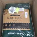 BRILLMAX 6 Pack Hunter Green Tablecloths 90 x 156 Inch for 8ft Rectangle Tables - 150 GSM Polyester Fabric, Floor Length Drop, Water, Stain & Wrinkle Resistant Cloth for Wedding Reception Banquet