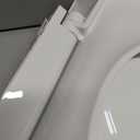 Toilet Seat Cover,Elongated Toilet Seat with Quick-Release Design, Fits 19 Inch Toilets, Durable PP Material, Comfortable and Stylish for Modern Bathrooms, White