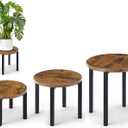 Amaoot 3-Pack Plant Stands Indoor, Plant Flower Display Shelf, Heavy Duty Flower Pot Stands for Multiple Plant Fits Living Rooms, Balconies, Offices(Fits 5" -12" Pots)