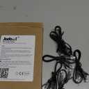 Jadaol Cat 6 Ethernet Cable 1ft 10-Pack, 10Gbps Support Cat8 Cat7 Network, Flat High Speed LAN Internet Patch Cables, Short Ethernet Cables for Router, Modem, Switch, PC, Laptop, Gaming Console, Black