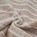 INGEROOM 6x9 Washable Area Rugs, Neutral Beige Geometric Area Rug for Living Room Bedroom, Modern Area Rug, Large Non-Slip Indoor Floor Carpet for High Traffic Areas, Kitchen, Dining Room