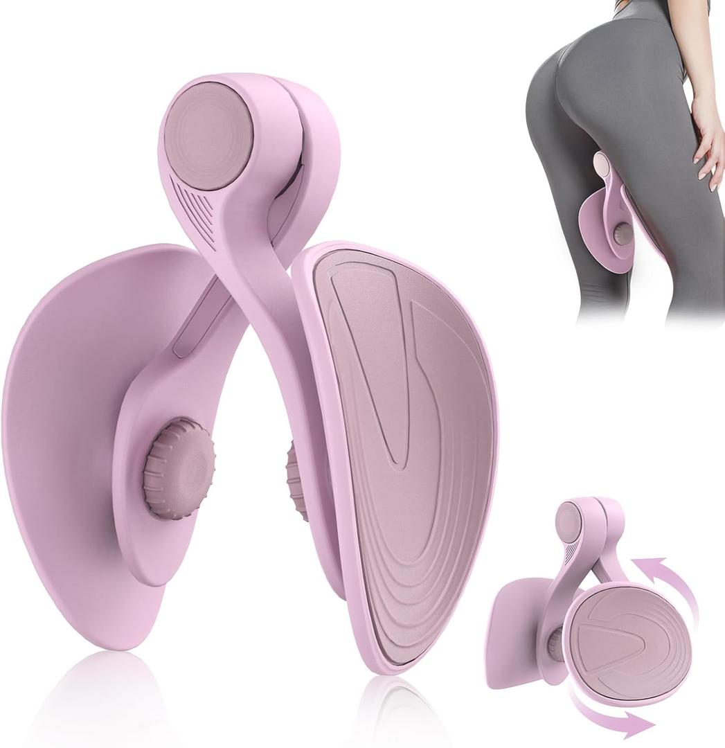 Kegel Exerciser, Pelvic Floor Muscle Exercise Devices for Women, Inner Thigh Exerciser Leg Workout Equipment Thigh Trainer for Male Hip Trimmer Inner Thigh Toner Workout