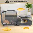 Tailtastic Large Outdoor Cat Playpen, Foldable 2-in-1 Zone Waterproof Cat Enclosure Puppy Pen for Outdoor Use, Portable Pet Playpen with Soft Sides, Great for Gardens, Camping, Backyard
