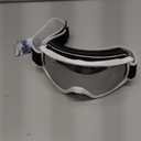 findway Ski Goggles OTG - Over Glasses Snow/Snowboard Goggles for Men, Women & Youth - 100% UV Protection (A1-white Silver Vlt 10%)