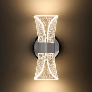 12V LED Wall Sconce with Switch, 3400K 6W 550LM Dimmable Bedside Reading Lamp with Acrylic Lens, RV Interior Light Fixture for RV, Trailer, Camper, Motorhome, Boat