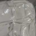 KGORGE White Velvet Curtains 96 inches 2 Panels, Velvet Blackout Curtains for Bedroom Living Room, Soft Darkening Thermal Insulating Window Drapes, Back Tab Rod Pocket, W 52 x L 96