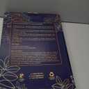 Comfify Decorative Bamboo Serving Trays with Silver Stainless Steel Handles  2-Piece Set for Coffee Table, Ottoman, Breakfast in Bed, Jewelry & Decor Organization  12"x17"  Pure Bamboo Finish