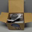 Shroommate Clip On Light and Bed Headboard Lamp, Bedside Table Lamp for Dorm, College Dorm Room Essentials, Night Light for Kids Nursery, Clip on for Desk, MultiColor LEDs, Adapter Included (Black)