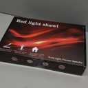 Cholas Red Light Therapy for Body, 3-in-1 Near Infrared Red Light Therapy for Shoulder Back Neck, 660nm and 850nm Wearable Red Light Pad with 3 Light Modes, for Office Home Use,Gift for Men Women (Black)