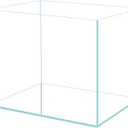 Small Nano Tall Rimless Tank, Glass Fish Tank, Betta Tank (0.7 Gallon, 5.9x4.3x5.1in/15x11x13cm)