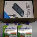 2- Pack Batteries and Charger for arlo Pro,Pro 2 Camera,2440mAh Rechargeable Battery