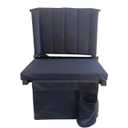 Stadium Seat for Bleachers with Back Support Includes Shoulder Straps Carry Handle and Cup Holder