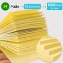 (24 Pack) Sticky Notes 3x3 in Yellow, Clean Removal, Recyclable, Self-Stick Pads, Easy to Post for Home, Office, Notebook