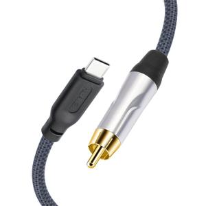 3FT USB c to Coaxial Cable Male Type-c to Digital coaxial Audio Interface Adapter, It can Output 32-bit/384kHz Digital Audio Signals for dac amp Sound Preamp Amplifier