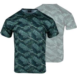 Camo Hunting Shirts for Men,Camouflage Lightweight Breathable T Shirt for Fishing Hiking Outdoor Activities (Green, M)