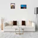 BESCRCL 5x8 Picture Frame, Photo Frame for Wall Mounting or Tabletop Display, Brown