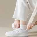 MAGIARTE Womens Cotton Ankle Socks Low Cut Athletic Casual Mutil Color No Show Running Socks for Women (6-9, Ankle Socks Color #19 (Over Ankle, Off White 6-pairs))