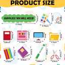 3 x MotiMind 48 Pcs Supplies You Will Need Mini Bulletin Board Set, Small