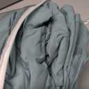 Danjor Linens Bed Sheet Set Full Size for Teens, Hotel Premium Sheets with 4 Pillowcases, Lightweight Brushed Microfiber Deep Pockets, Breathable Cooling 6 Piece Bedding Sets, Spa Blue