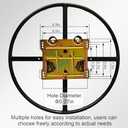 27" Heavy Duty Recliner Round Swivel Ring Base with Rocker Plate for Recliner Sofa Chair Replacement Kits