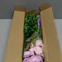 HUAESIN Artificial Flowers Silk Rose Peony Bouquets Purple Flowers Artificial Bouquet Silk Flower Arrangements for Home Table Centerpieces Wedding Indoor Outdoor Decorations