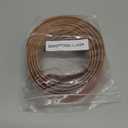 PATIKIL Self Adhesive Floor Transition Strip 1.6 In x 6.6 Ft, Vinyl Laminate Floor Flat Divider for Joining Floor Gaps Doorways Carpet Cover Floor Tiles Brown