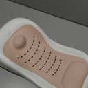 PandaEar Baby Bath Support, Foldable Infant Bathtub for Newborn Babies 0-6 Months, Soft Sink Baby Bath Tub (Pink)